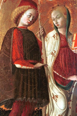 San Sebastiano, Santa Caterina d'Alessandria e il profeta Daniele